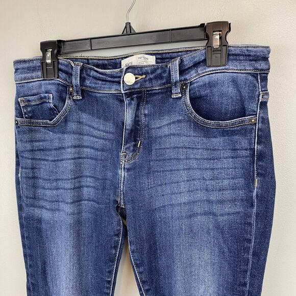 BKE Payton Jeans Womens 27x31.5 Blue Mid Rise Skinny Stretch Denim Universal Fit - Picture 2 of 11